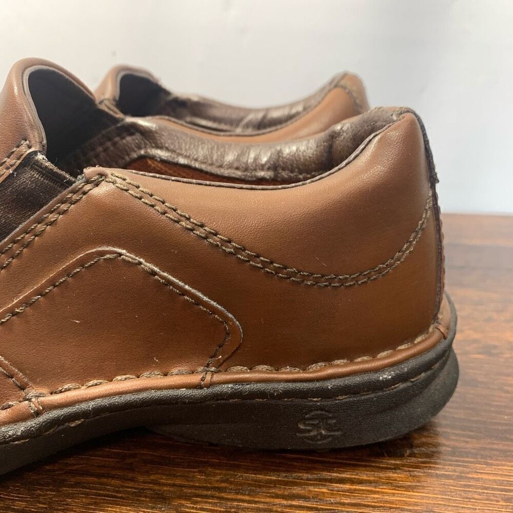 Streetcars Carrera Men's Round Toe Slip-On Leather Casual Shoes Brown Size 8.5M - Picture 5 of 12